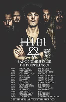 HIM Farewell Tour Poster